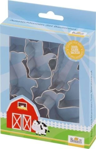 Birkmann Ausstechform-Set Bauernhof, 5-teilig 2 Birkmann Ausstechform-Set Bauernhof, 5-teilig