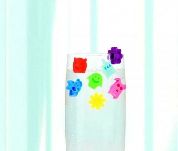 Lurch Glasmarkierer Pretty Flowers, 12er-Set 4 Lurch Glasmarkierer Pretty Flowers, 12er-Set - Image 2