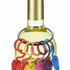 Lurch Glasmarkierer Lovely Leaves, 6er-Set