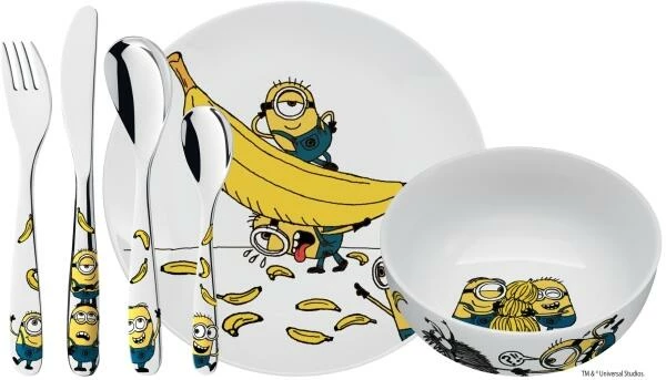 WMF Minions Kinder Geschirrset 6-teilig 3 WMF Minions Kinder Geschirrset 6-teilig