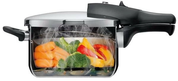 Silit Schnellkochtopf Sicomatic T-plus Schwarz 4,5 L Ohne Einsatz (B-Ware-wie Neu Zustand) 4 Silit Schnellkochtopf Sicomatic T-plus Schwarz 4,5 L Ohne Einsatz (B-Ware-wie Neu Zustand) - Image 2