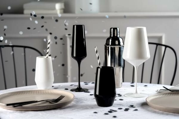 Leonardo Sektglas ETNA 2er-Set 280 Ml Schwarz 5 Leonardo Sektglas ETNA 2er-Set 280 Ml Schwarz - Image 3