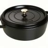 Staub Cocotte Rund Und Flach Aus Gusseisen In Schwarz -Alfi-Shop 40510607 xl