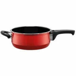 Silit Schnellbratpfanne T-plus In Energy Red, Ohne Einsatz