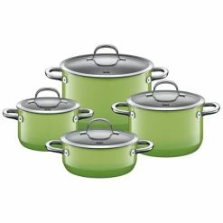 Silit Kochtopf-Set Passion Green, 4-teilig
