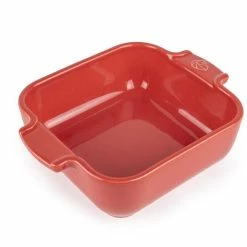Alfi-Shop 35 Appolia Auflaufform Quadratisch In Rot, 18 Cm (B-Ware - Sehr Guter Zustand)