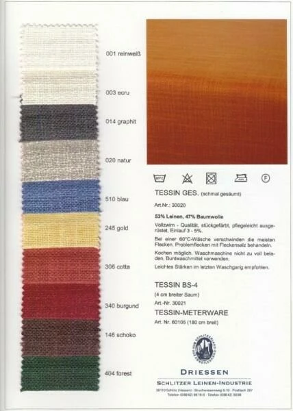 Schlitzer Leinen Tischdecke Tessin In Reinweiß 5 Schlitzer Leinen Tischdecke Tessin In Reinweiß - Image 3