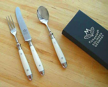 Eichenlaub Obstmesser Aus Acryl, Weiß 4 Eichenlaub Obstmesser Aus Acryl, Weiß - Image 2