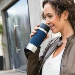 Emsa Isolier-Trinkbecher Travel Mug Grande In Braun -Alfi-Shop Emsa Travel Mug Isolierbecher Blau Milieu neu 2 l