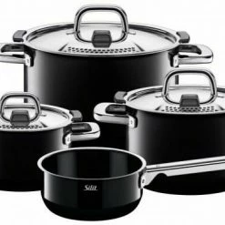 Silit Kochtopf-Set Nature Black, 4-tlg.