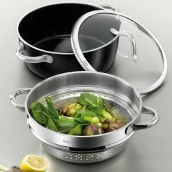 Silit Dämpfer Vitaliano Nero -Alfi-Shop Silit Vitaliano Schwarz Daempfer l