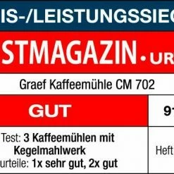 Graef Espressomaschine Pivalla & Kaffeemühle CM 702 Im Set -Alfi-Shop Testurteil