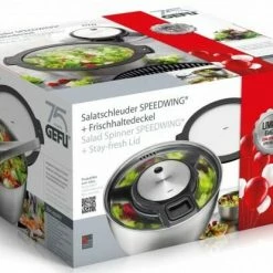 GEFU Salatschleuder SPEEDWING Mit Frischhaltedeckel -Alfi-Shop Web Salatschleuder6 l