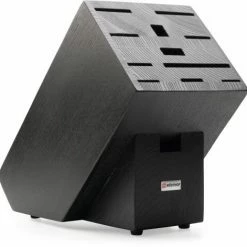 Wüsthof Messerblock Esche Schwarz Für 12 Teile (unbestückt)