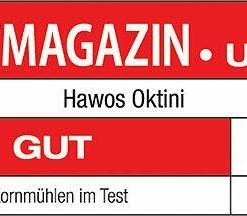 Hawos Getreidemühle Oktini -Alfi-Shop oktini Auszeichnung
